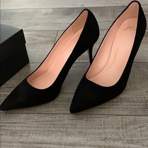 Black Suede Pumps